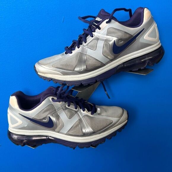 Nike Air Max Excellerate Women's sz 9 us Running Shoes Purple Silver 487984-140 - Picture 1 of 6